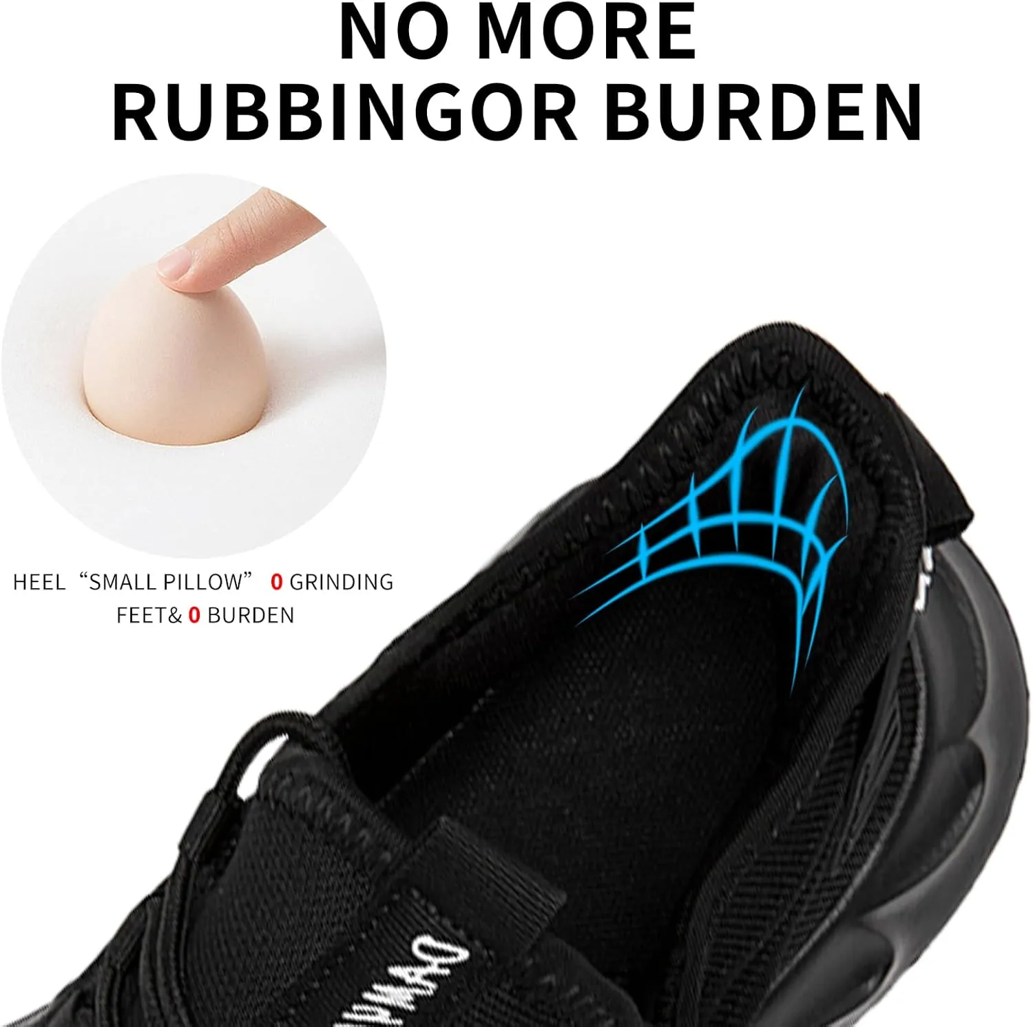 Womens Tennis Slip On Running Shoes Breathable Sneakers Athletic Lightweight Gym Sports Walking Shoes