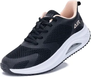 Women's Walking Shoes Arch Support Orthotic Sneakers Comfortable Air Tennis Shoes for Plantar Fasciitis Pain Relief US 6-11