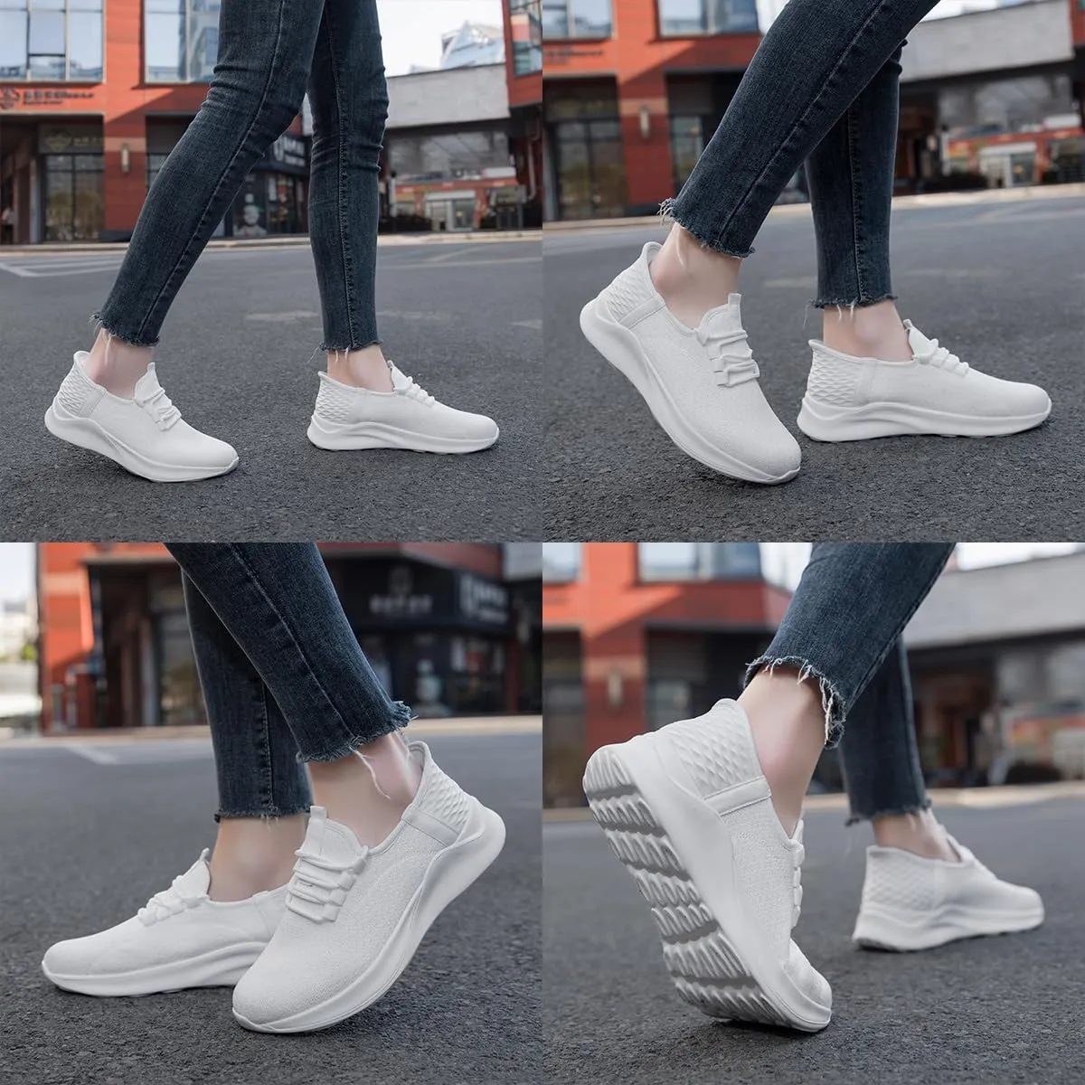 Women's Walking Shoes Casual Tennis Slip On Sneakers Lightweight Comfortable Fashion Shoes for Women