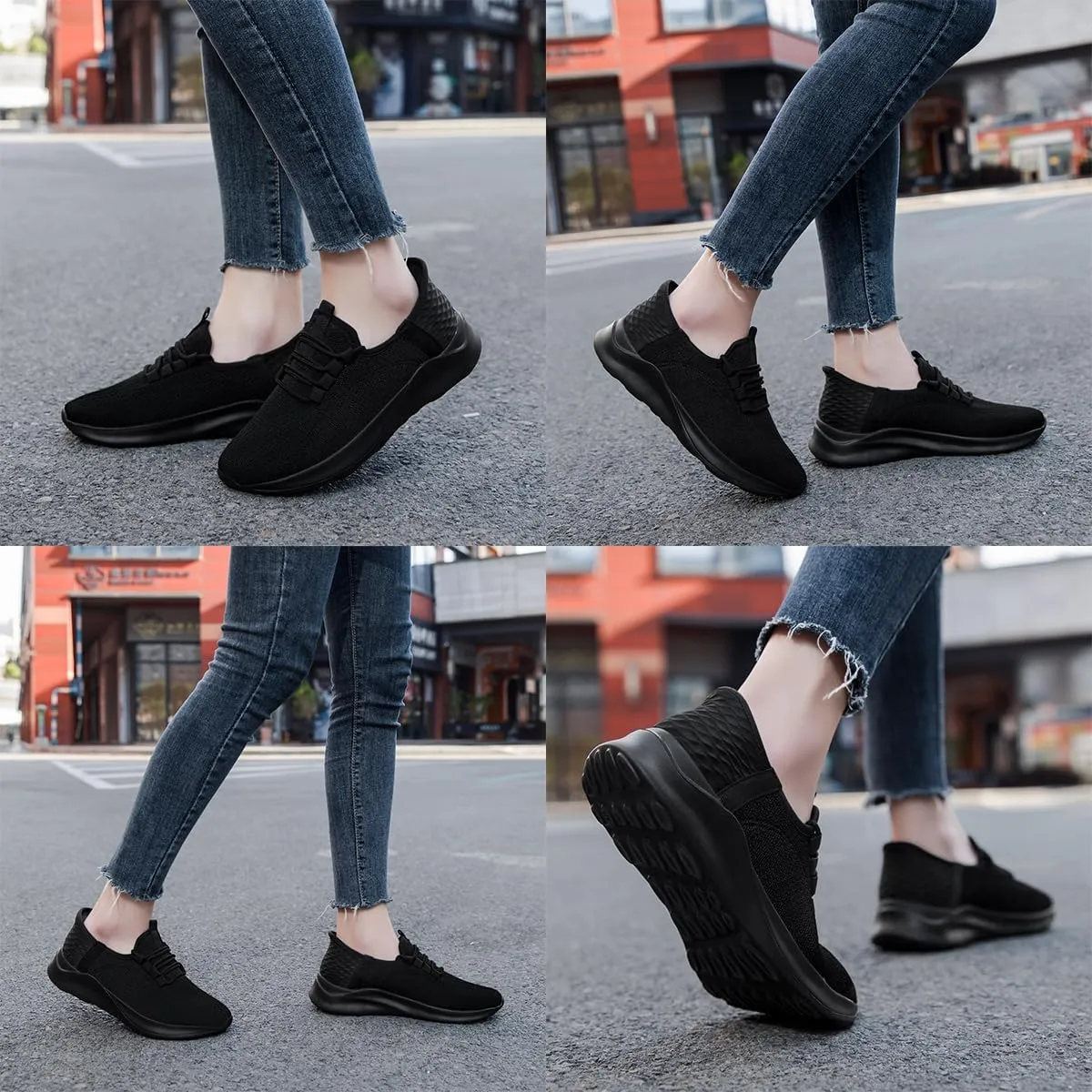 Women's Walking Shoes Casual Tennis Slip On Sneakers Lightweight Comfortable Fashion Shoes for Women