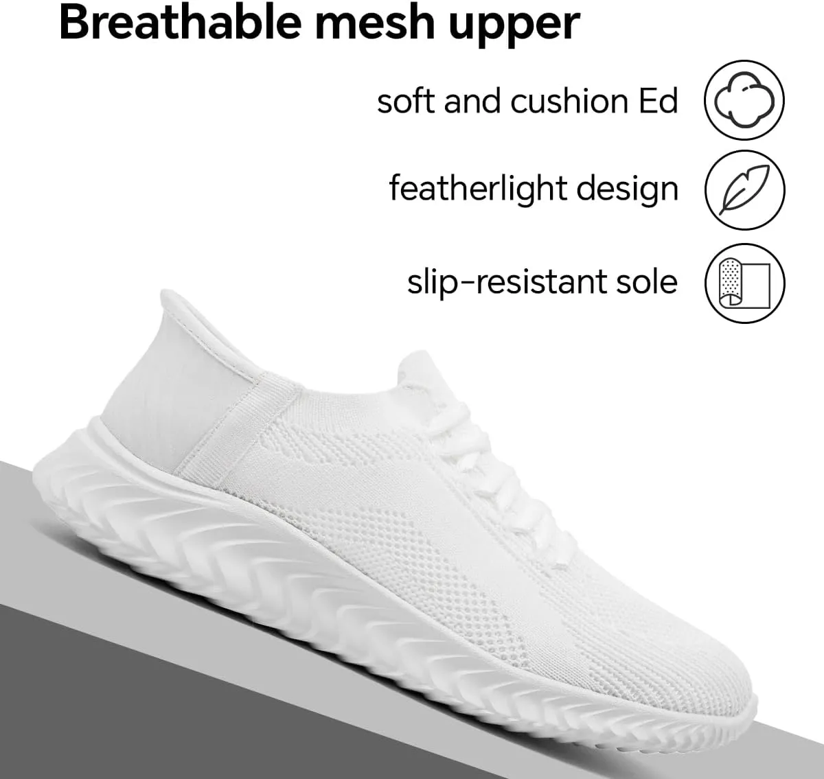Women's Walking Shoes Casual Tennis Slip On Sneakers Lightweight Comfortable Fashion Shoes for Women