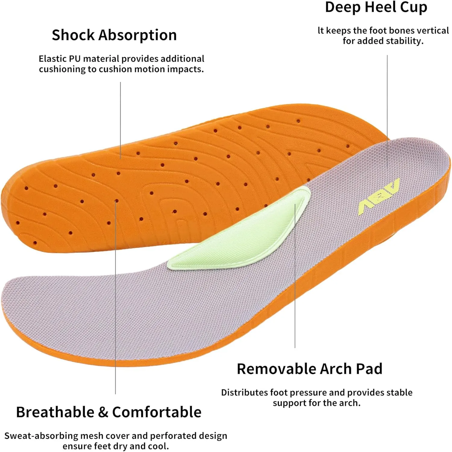 Women's Wide Toe Box Arch Support Walking Shoes Plantar Fasciitis Orthotic Air Tennis Sneakers