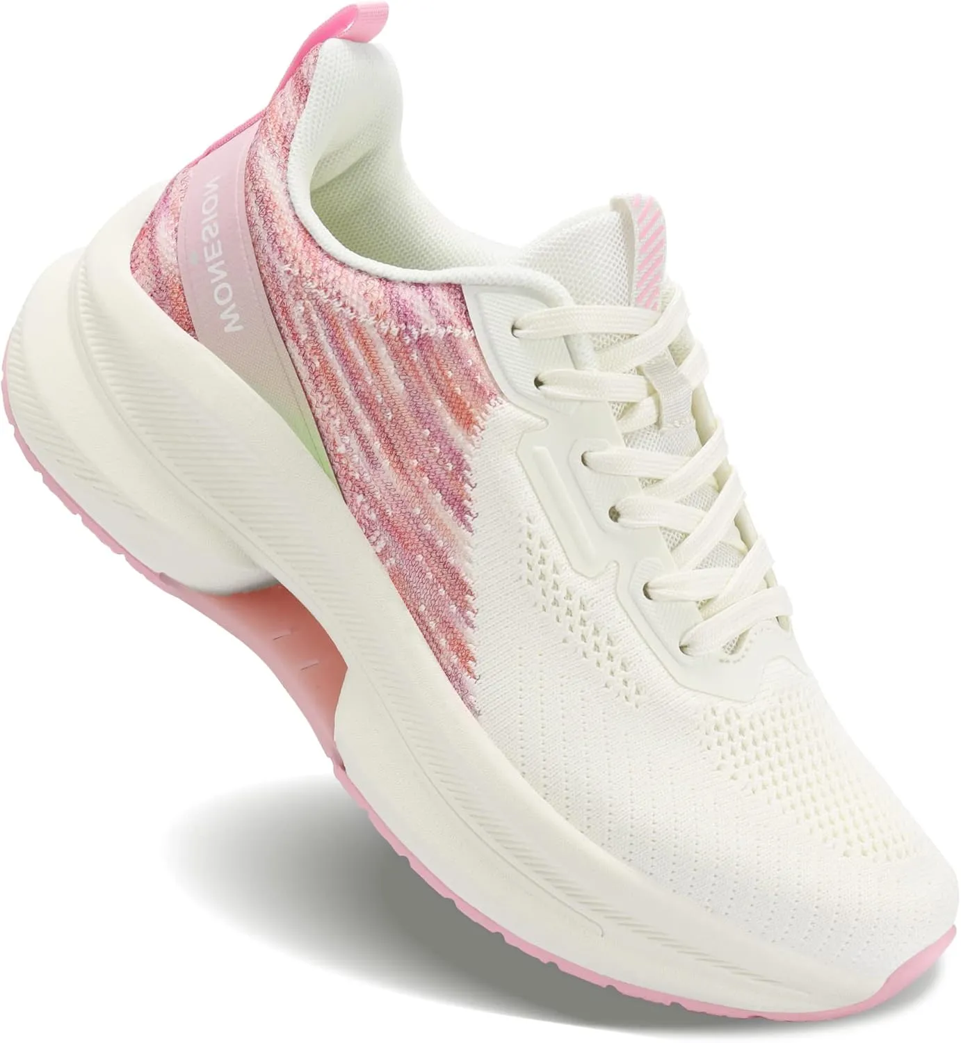 WONESION Women's Non Slip Walking Running Shoes Lightweight Athletic Tennis Sport Fashion Sneakers for Gym Work Nursing