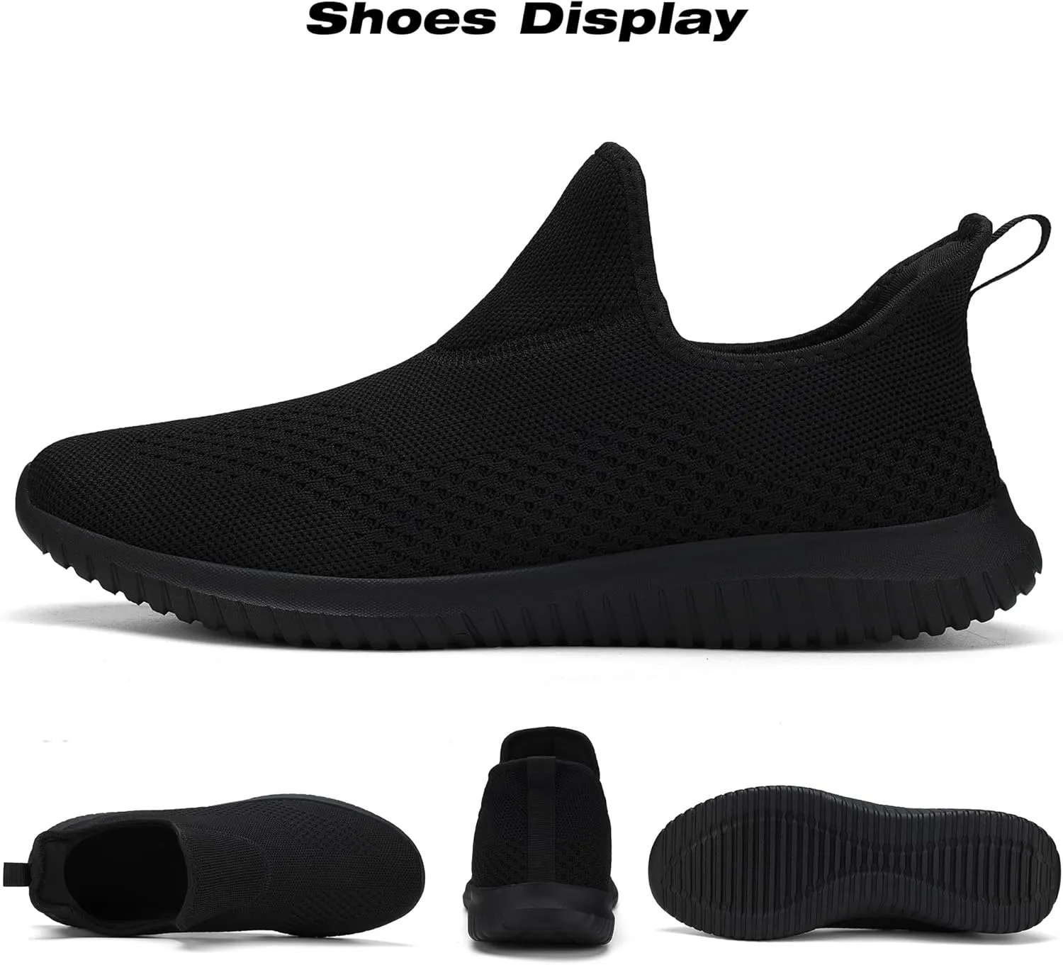 WXQ Men's Minimalist Walking Shoes Comfort Ultra Lightweight Breathable Running Tennis Athletic Gym Workout Non Slip Athletic Fashion Sneakers