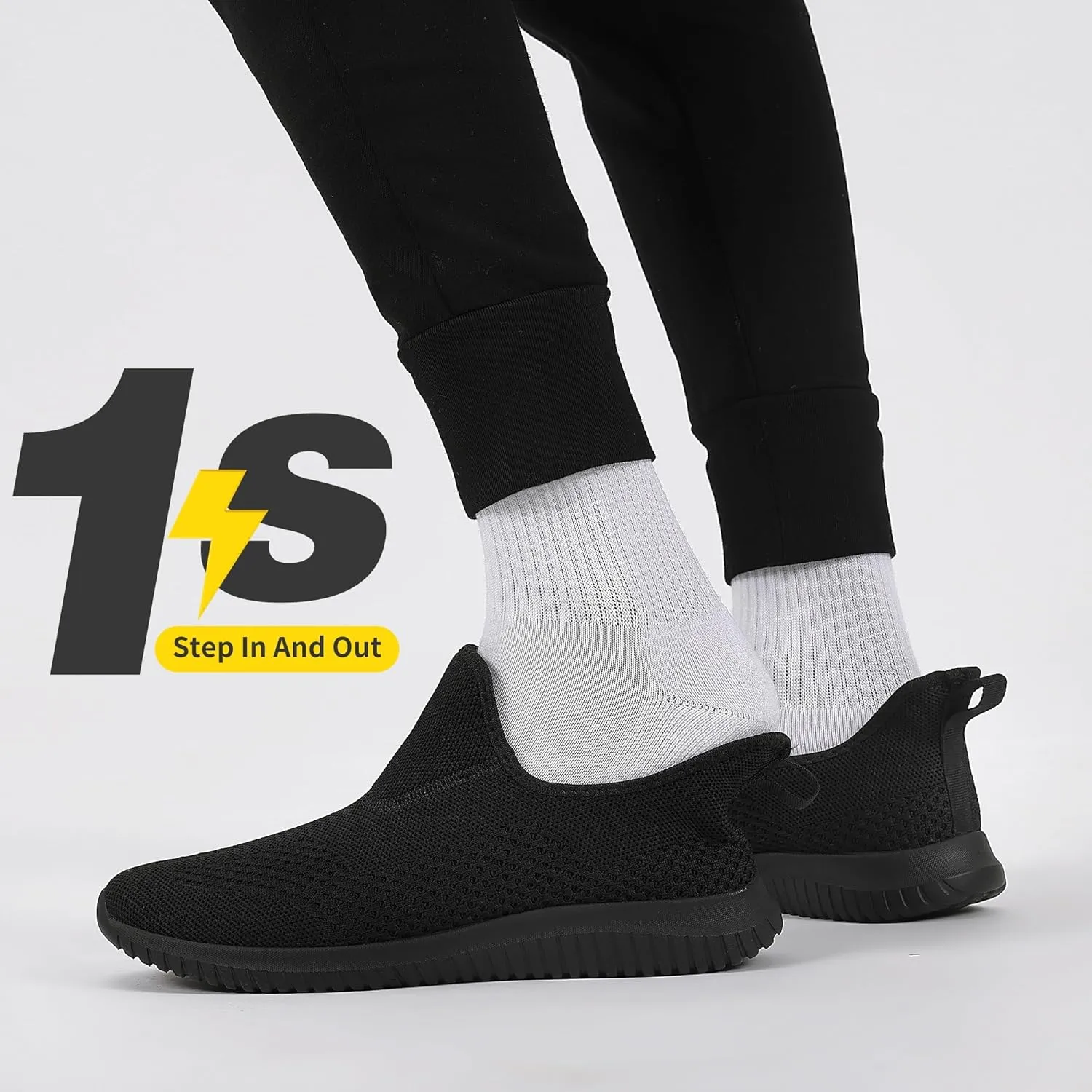 WXQ Men's Minimalist Walking Shoes Comfort Ultra Lightweight Breathable Running Tennis Athletic Gym Workout Non Slip Athletic Fashion Sneakers