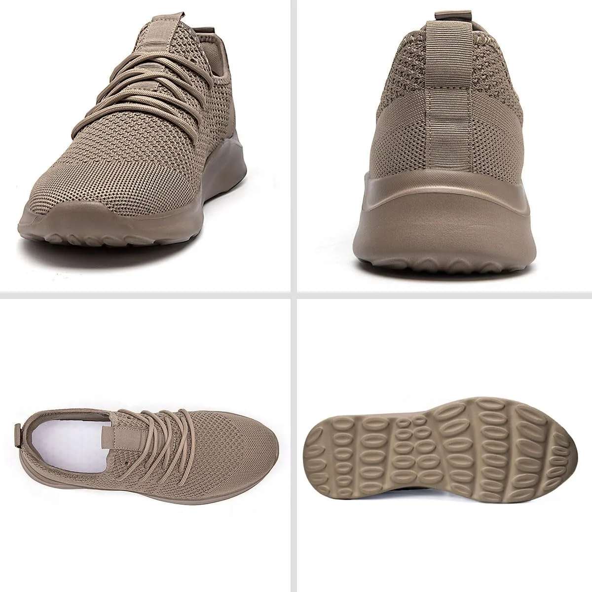 WYGRQBN Mens Walking Shoes Lightweight Breathable Slip On Running Shoes Gym Workout Tennis Fashion Sneakers