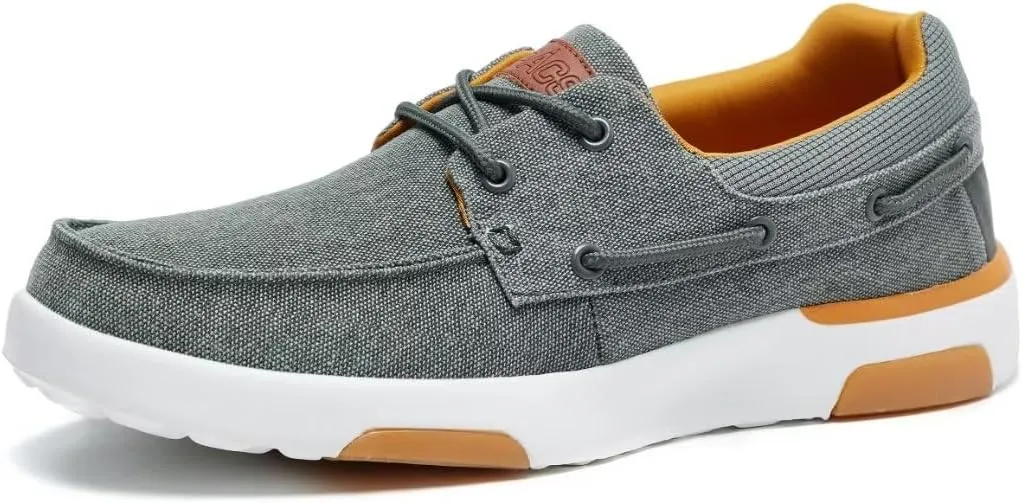 XPACS Men's Orthopedic Comfy Slippers, Stylish Arch Support Casual Shoes for Plantar Fasciitis Recovery, Non Slip Canvas Shoes for Heel and Foot Pain Relief