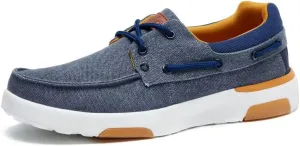 XPACS Men's Orthopedic Comfy Slippers, Stylish Arch Support Casual Shoes for Plantar Fasciitis Recovery, Non Slip Canvas Shoes for Heel and Foot Pain Relief