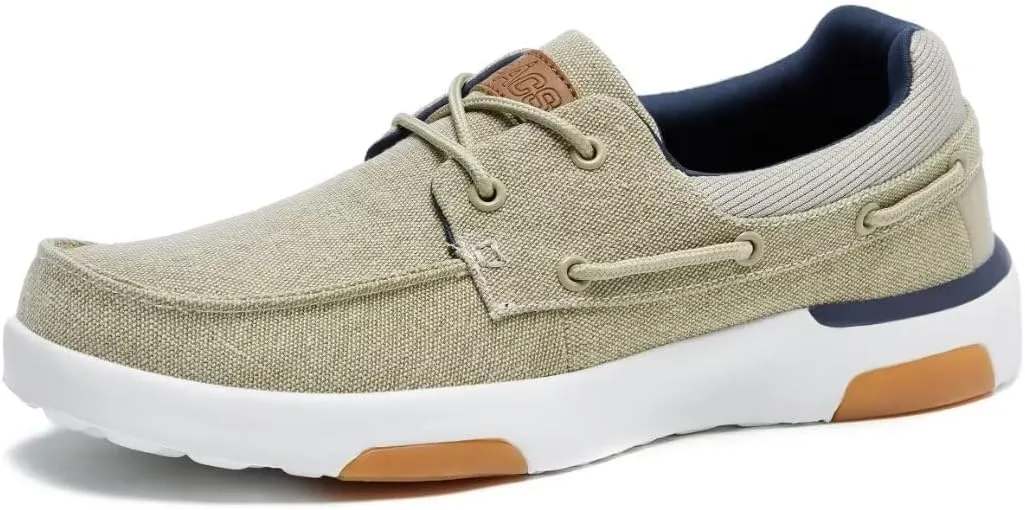 XPACS Men's Orthopedic Comfy Slippers, Stylish Arch Support Casual Shoes for Plantar Fasciitis Recovery, Non Slip Canvas Shoes for Heel and Foot Pain Relief