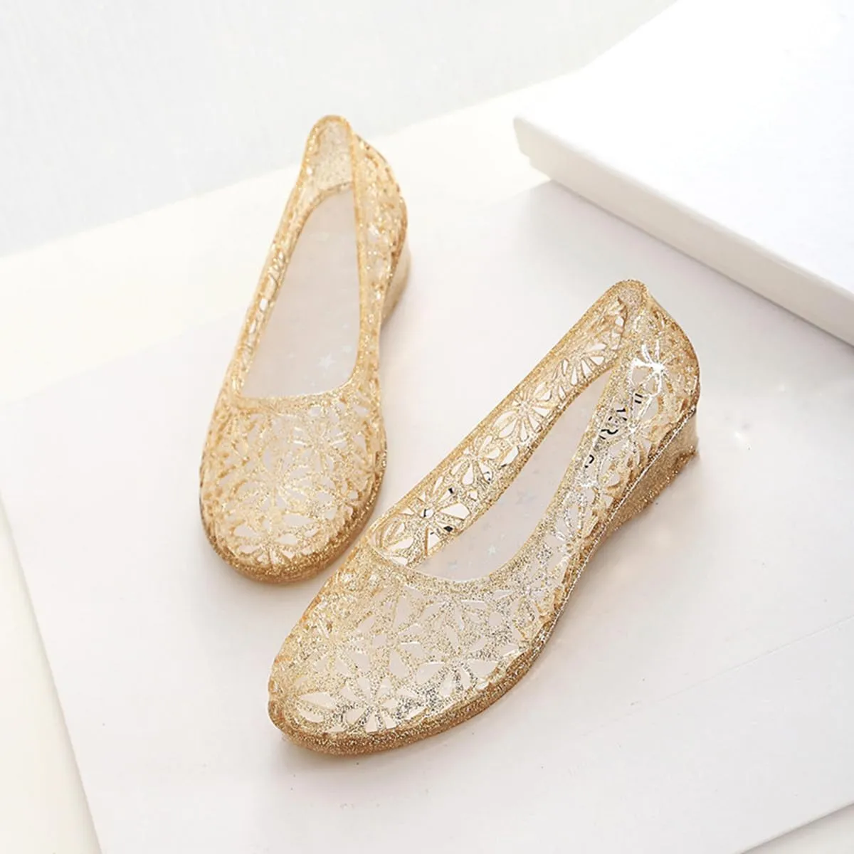 xsby Womens Fashion Jelly Sandals Shoes