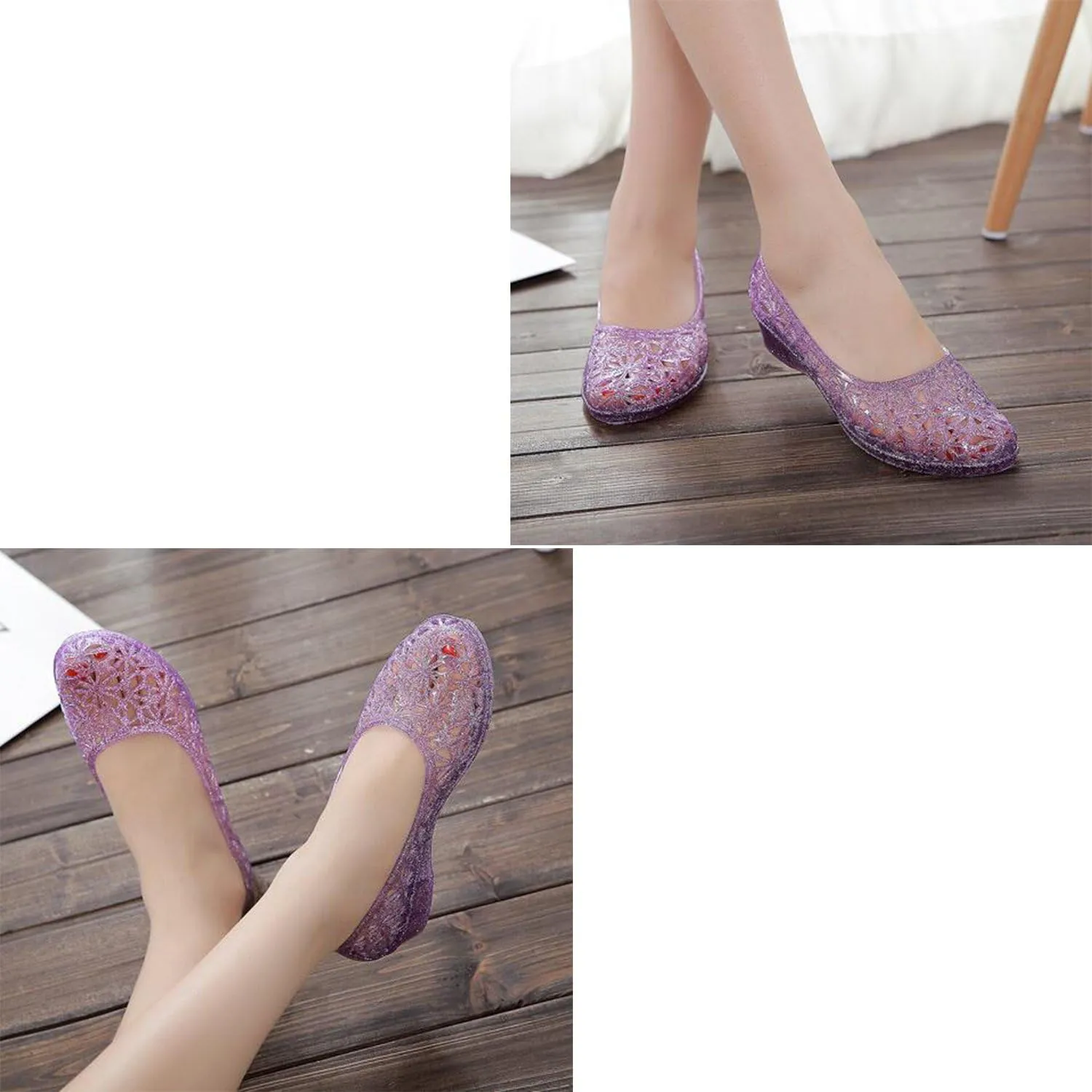 xsby Womens Fashion Jelly Sandals Shoes
