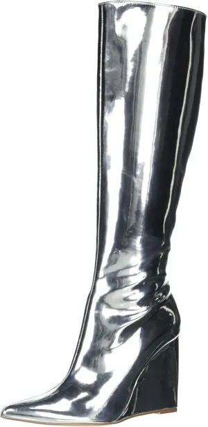 YOKI Women's Heel Knee High Boot