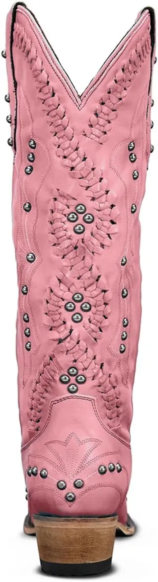 Yolkomo Cowboy Boots for Women Knee High Western Cowgirl Boots