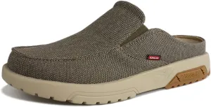 YONGJIA Men's Slip On Loafers with Arch Support Plantar Fasciitis Foot and Heel Pain Relief Orthopedic Casual Slippers Diabetic Bunions Boat Shoes