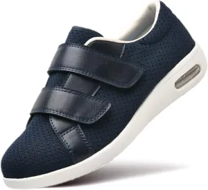 ZGDG Women Diabetic Shoes Wide Width Edema Comfy Shoes with Adjustable Strap Lightweight Non-Slip Orthopedic Walking Shoes for Elderly Hammertoe Arthritis Bunions Swollen Feet