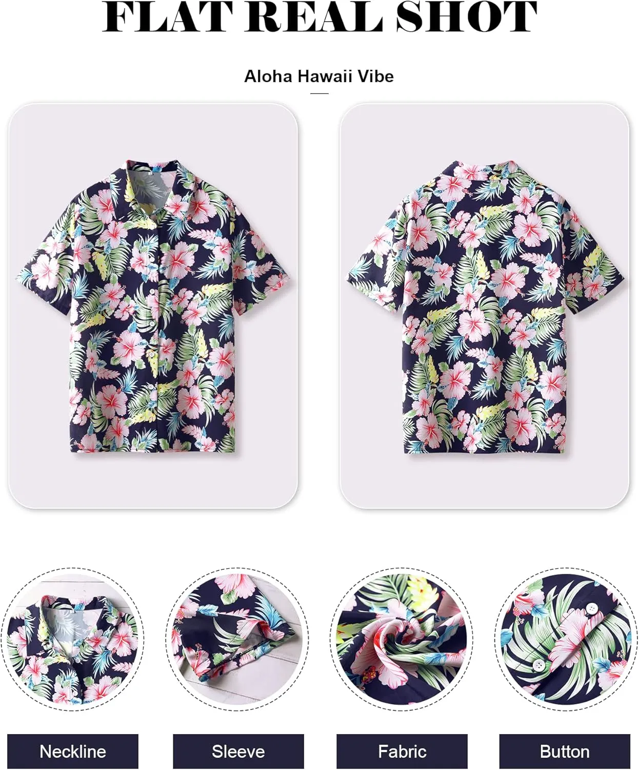 ZXZY Women Summer Hawaii Shirts Soft Cool Floral Tropic Print Short Sleeve Button Up Tops T-Shirt